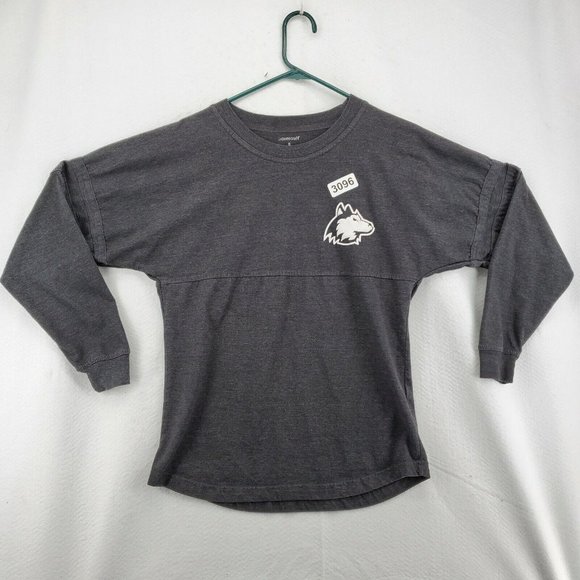 Northern Illinois Huskies Shirt Men's Long Sleeve Pullover Tee NCAA Black Small - Picture 12 of 12